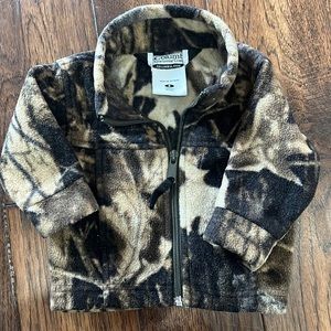 COLUMBIA CAMOUFLAGE FLEECE ZIP-UP BABY 6M